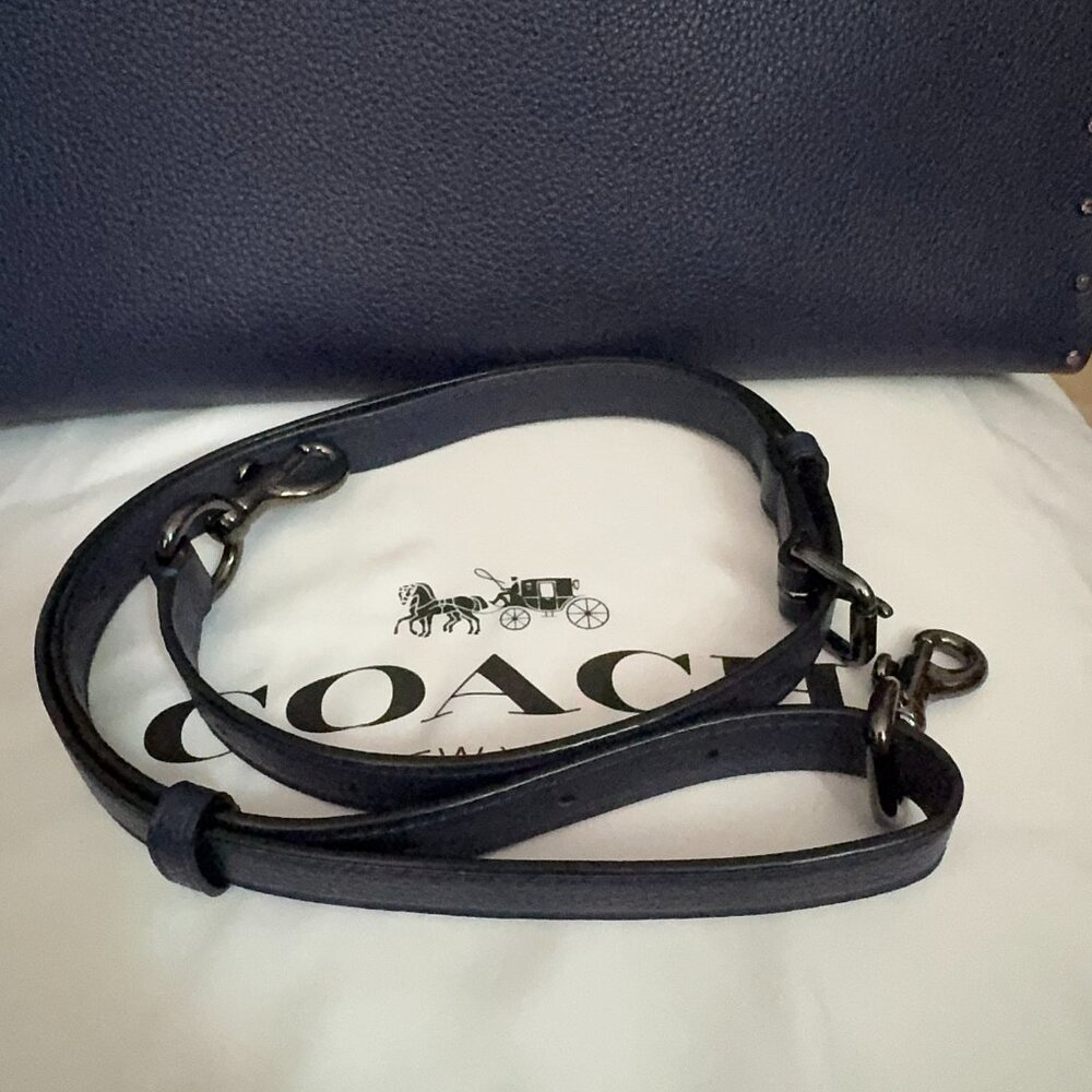 Coach Charlie Carryall with Crystal Rivets Excellent Condition - Picture 4 of 15